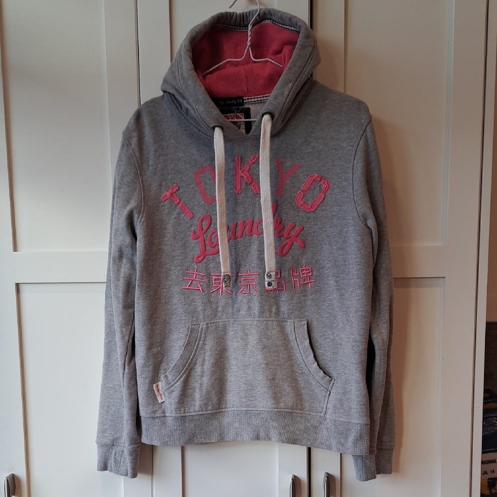 Gray and Pink Tokyo Laundry Hoodie